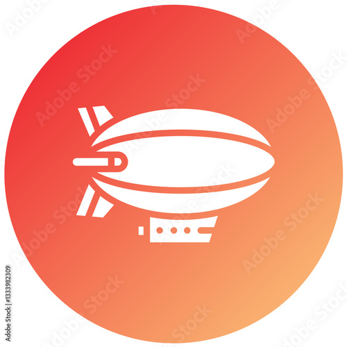 Vector Design Zeppelin Icon Style