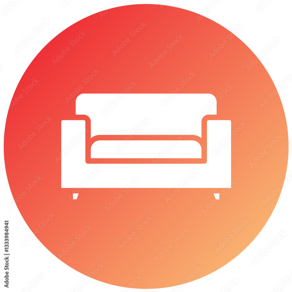 Vector Design Sofa Icon Style Vector Design Sofa Icon Style