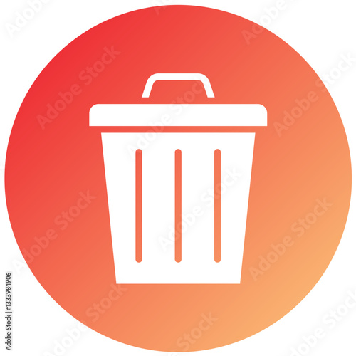 Vector Design Trash Can Icon Style