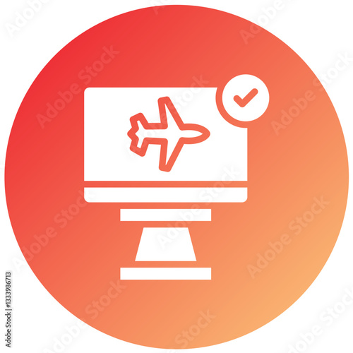 Vector Design Check In Icon Style