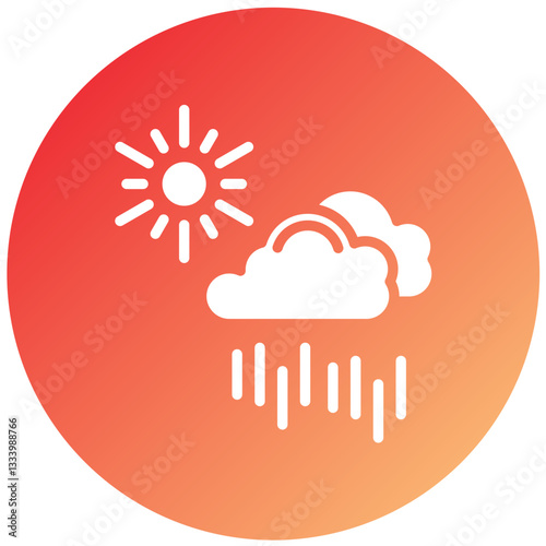 Vector Design Drizzle Icon Style