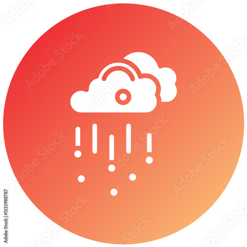Vector Design Hail Icon Style