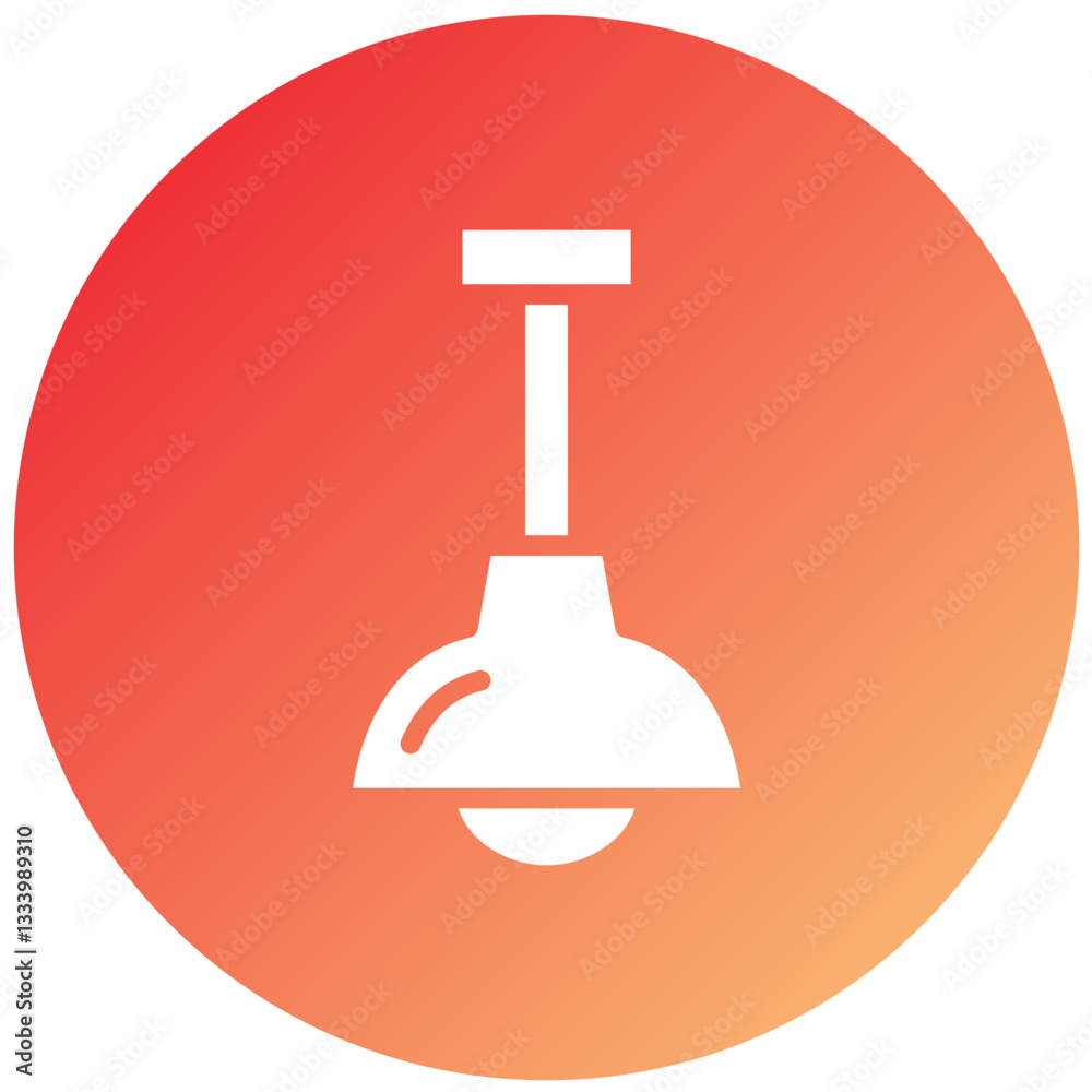 Vector Design Hang Lamp Icon Style Vector Design Hang Lamp Icon Style