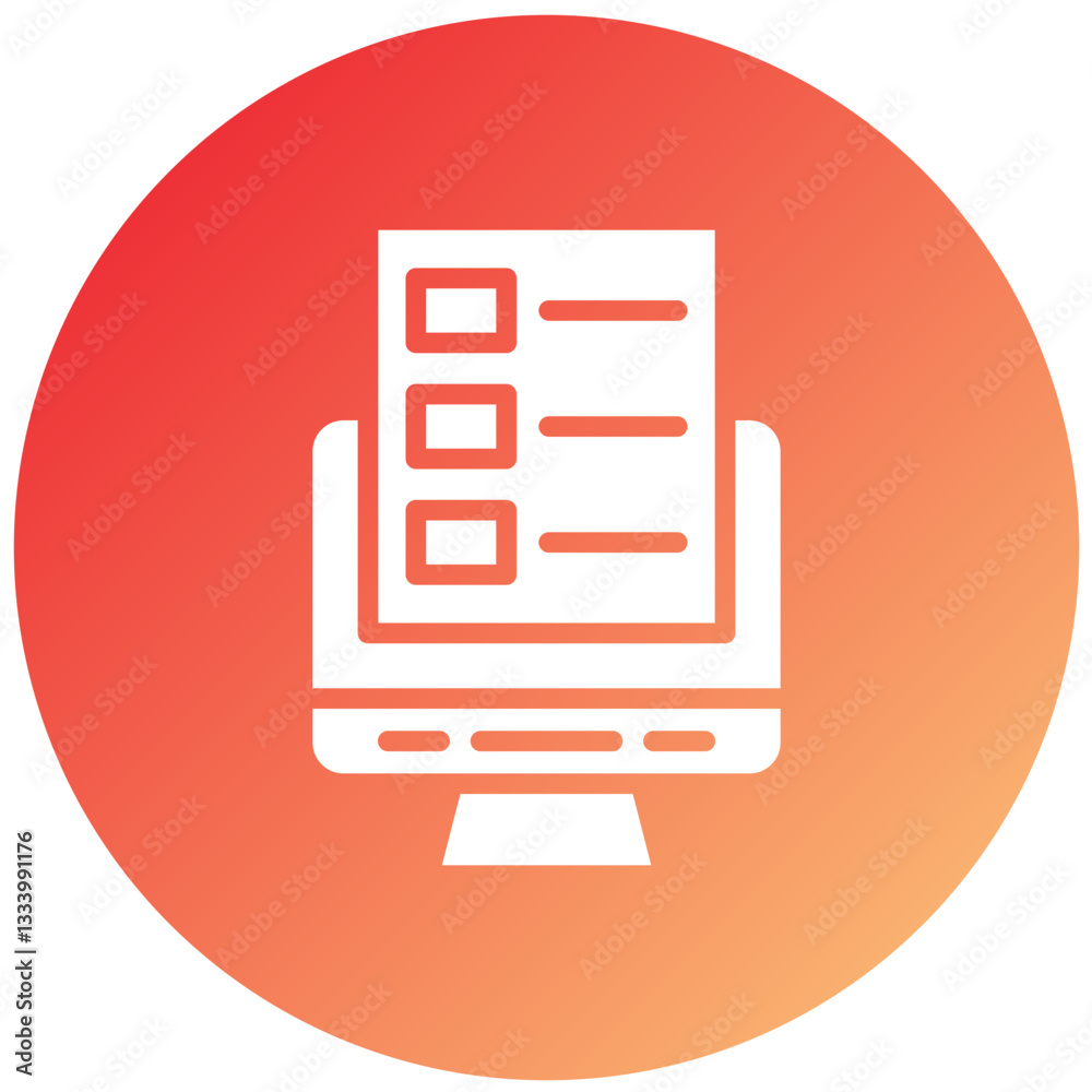 Vector Design Subscription Model Icon Style Vector Design Subscription Model Icon Style