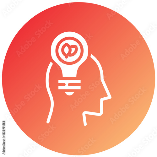 Vector Design Think Green Icon Style