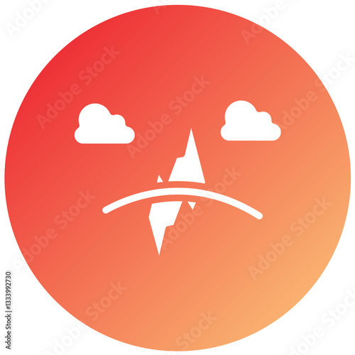 Vector Design Iceberg Icon Style