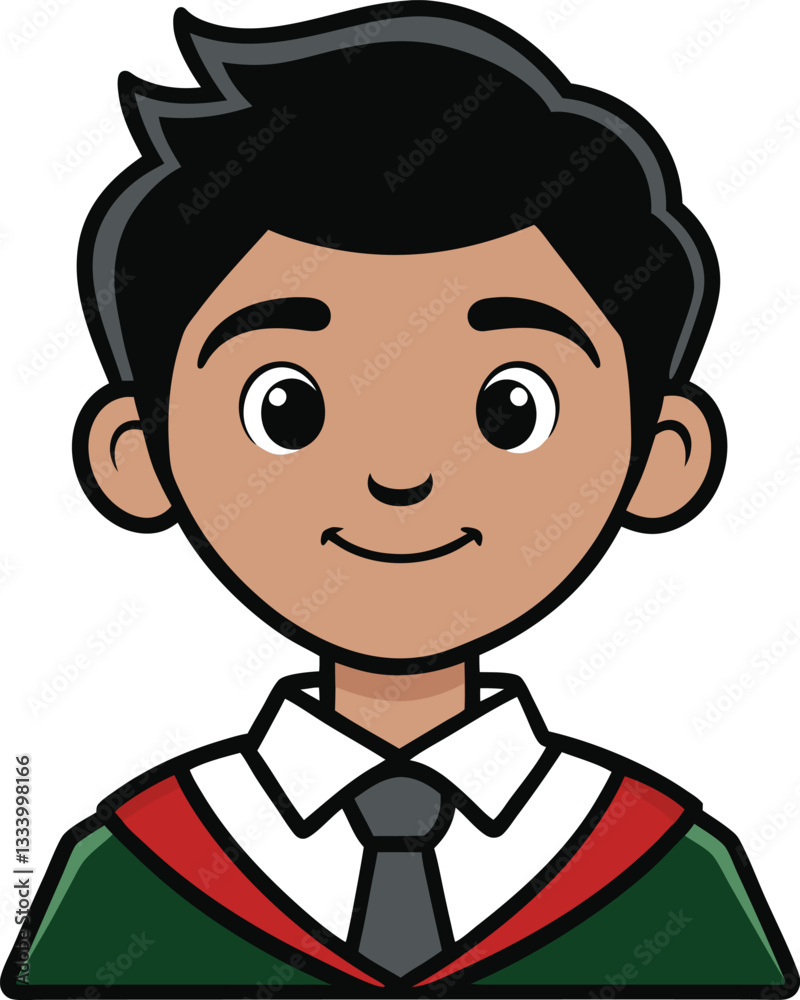 Student, depicting a young person ready for education. Student, depicting a young person ready for education.