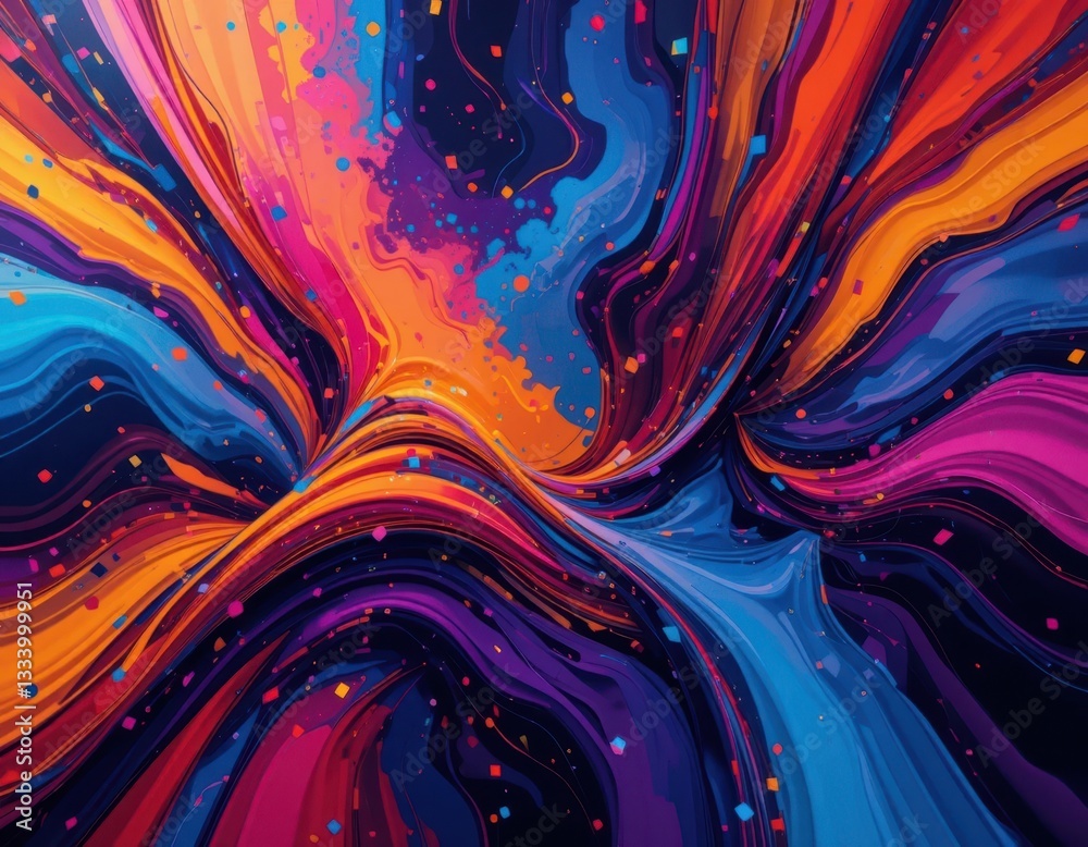 Vibrant colorful abstract art digital creation modern aesthetic visual harmony artistic expression Vibrant colorful abstract art digital creation modern aesthetic visual harmony artistic expression