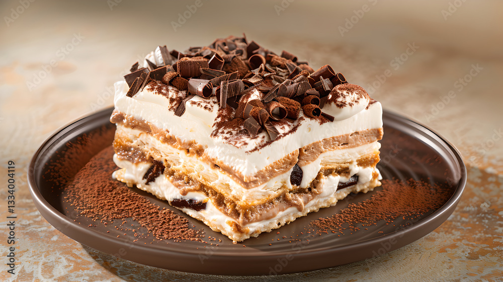 Decadent tiramisu dessert with rich chocolate and creamy layers, perfect for indulgence Decadent tiramisu dessert with rich chocolate and creamy layers, perfect for indulgence
