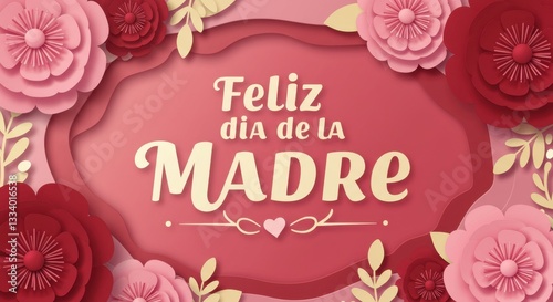 Red Floral Mother's Day Banner