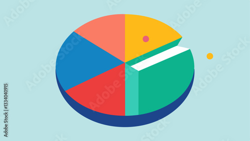 Diversified Portfolio A large pie chart divided into colorful segments with each segment representing different asset classes like stocks bonds and real estate.