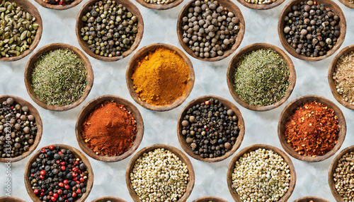 spices in a market