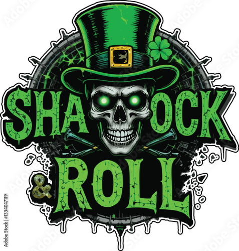 shamrock and rol.eps