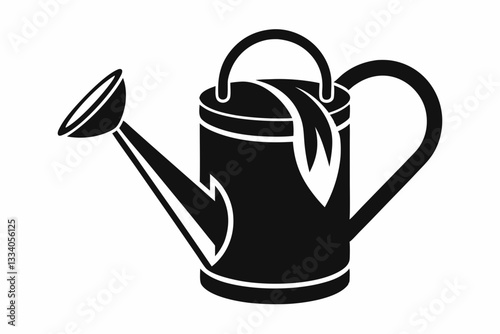 watering can icon line art silhouette vector illustration