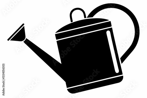 watering can icon line art silhouette vector illustration