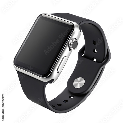 A sleek, modern smartwatch with a minimalist design.