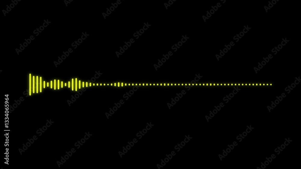 Stylish Motion of Sound Waves, Digital Equalizer Effect for Music Visuals Stylish Motion of Sound Waves, Digital Equalizer Effect for Music Visuals