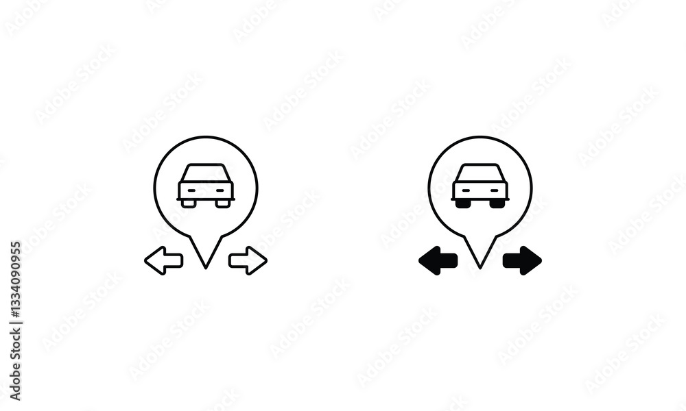 Car vector icons set stock illustration Car vector icons set stock illustration