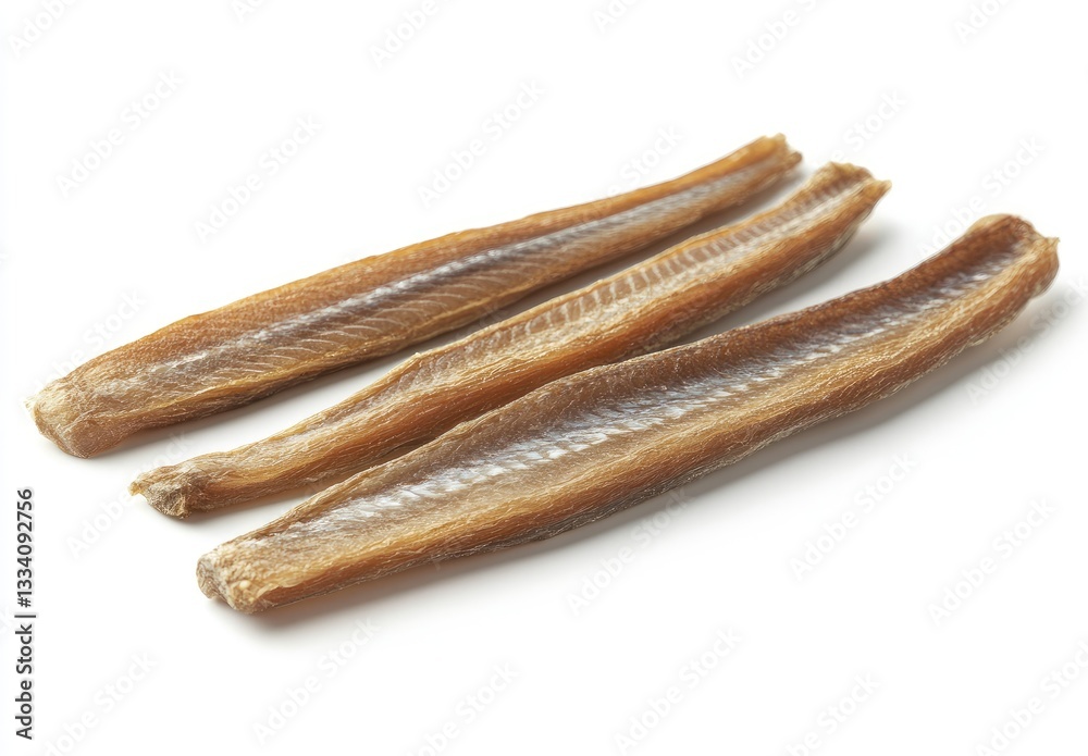Dried fish fillets on white background (1) Dried fish fillets on white background (1)