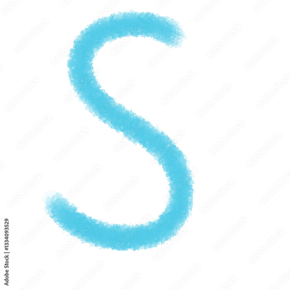 handwritten alphabet S handwritten alphabet S