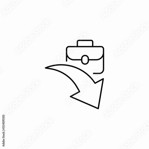 forward employment icon sign vector