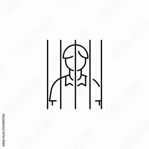 jail time icon sign vector