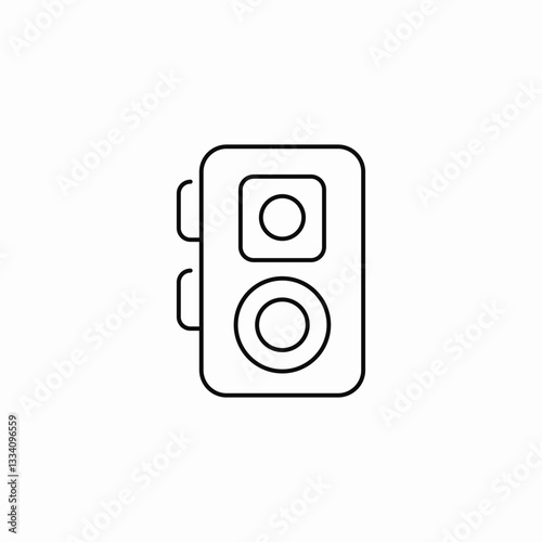 mp3 player icon sign vector