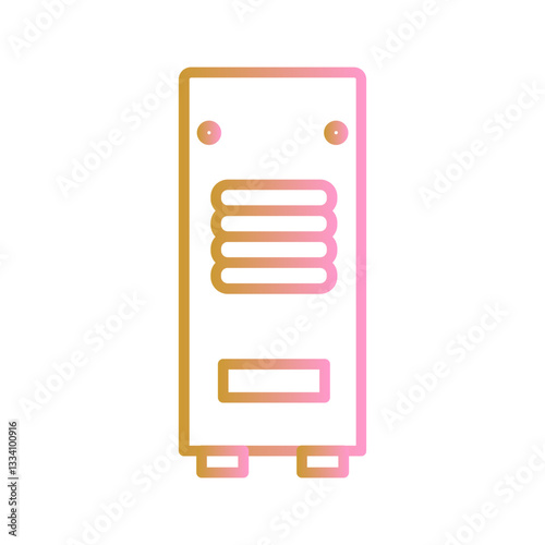 Portable Air Conditioner Vector Icon