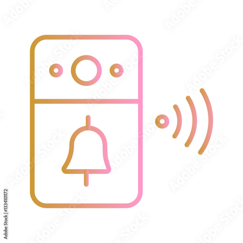 Video Doorbell Vector Icon