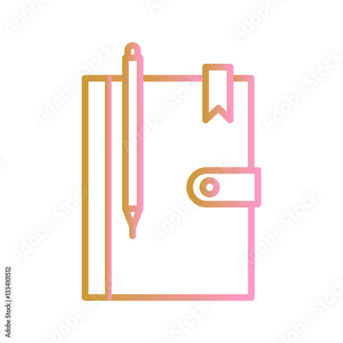 Textbook Vector Icon