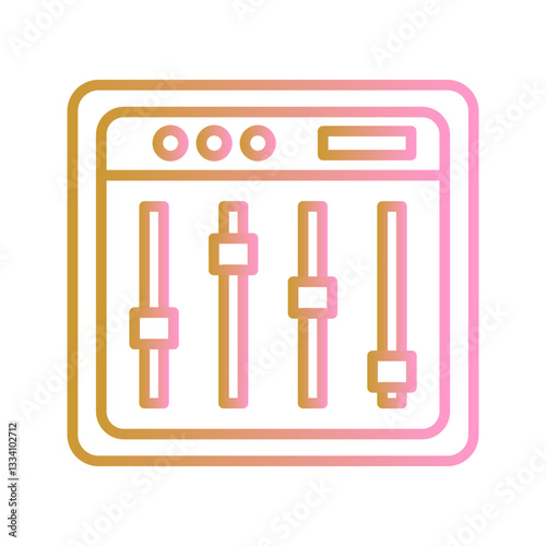 Mixer Vector Icon
