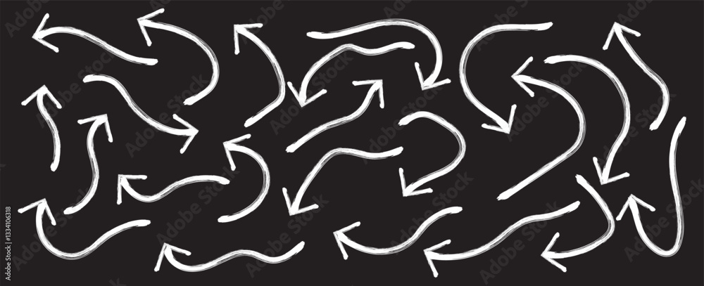 Grunge Arrow stock illustration .Brush, marker drawn Thin arrows set. Collection of hand drawn doodle thick arrows in different directions. multipurpose direction arrow symbol Can be used as.. Grunge Arrow stock illustration .Brush, marker drawn Thin arrows set. Collection of hand drawn doodle thick arrows in different directions. multipurpose direction arrow symbol Can be used as..