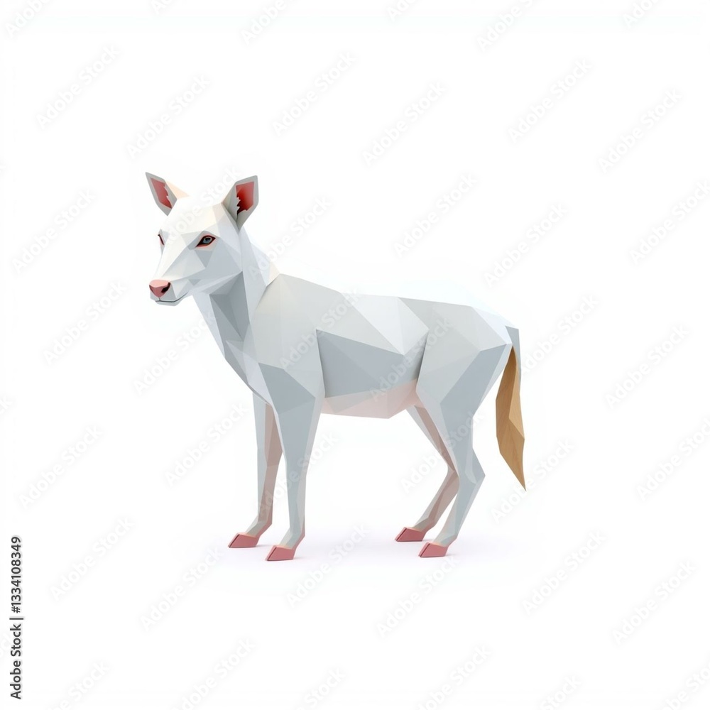 Obraz premium Polygonal Wolf