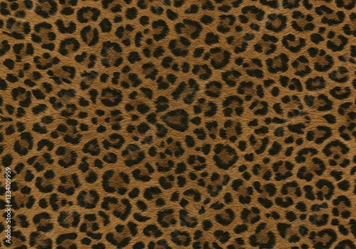 Leopard Detail: Spotted Fur Background