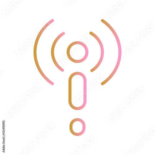 Network Troubleshooting Vector Icon