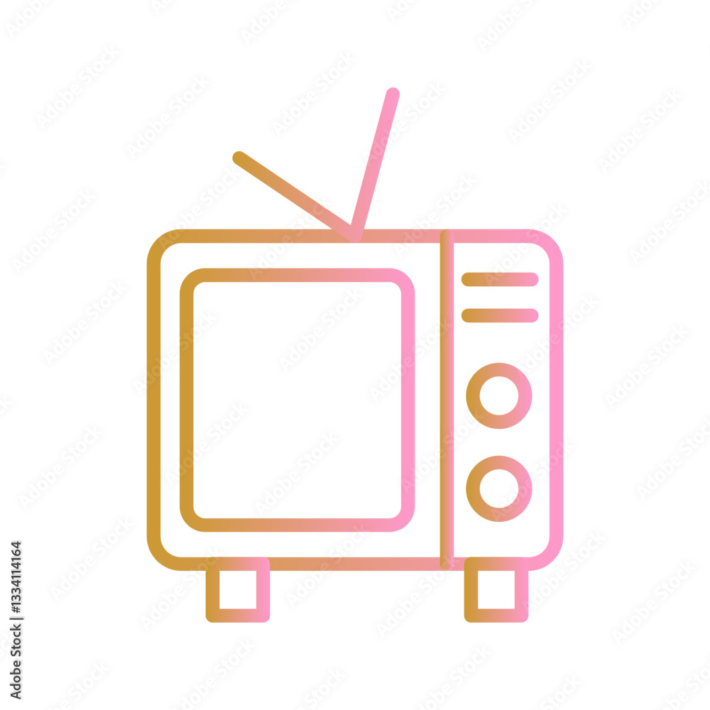 Television Vector Icon Television Vector Icon