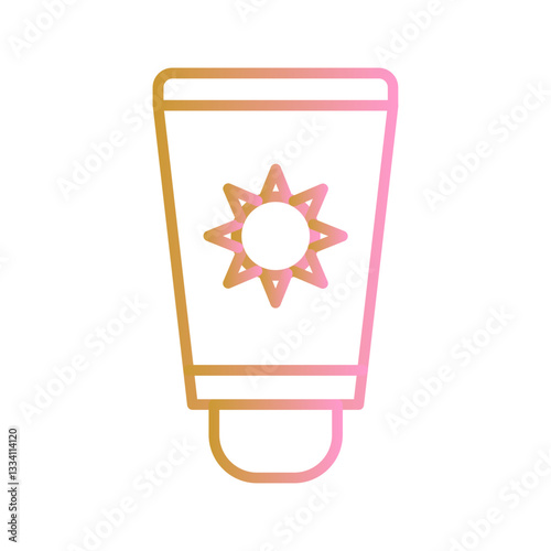 Sunscreen Vector Icon