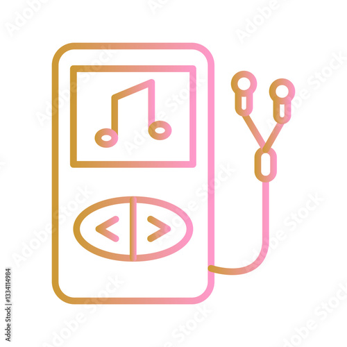 MP3 Player Vector Icon