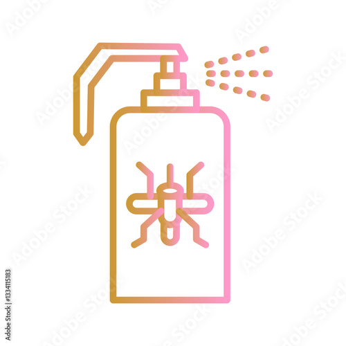 Insect repellent Vector Icon