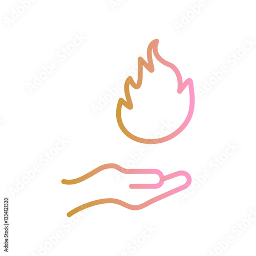 Hand warmers Vector Icon