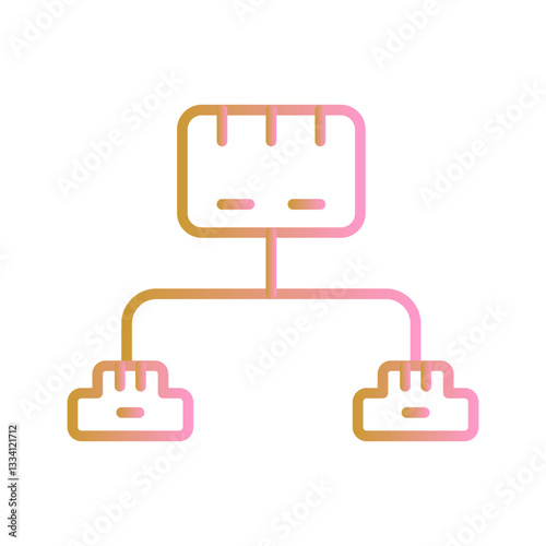Ethernet Switch Vector Icon