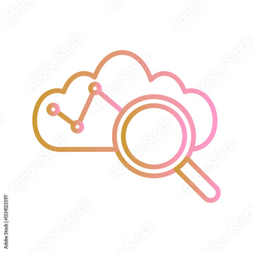 Network Analysis Vector Icon