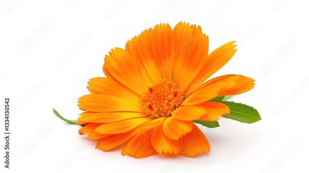 A vibrant and beautiful orange marigold flower, created with generative AI, stands out prominently when isolated on a clean white background. The delicate petals and rich color of the marigold are A vibrant and beautiful orange marigold flower, created with generative AI, stands out prominently when isolated on a clean white background. The delicate petals and rich color of the marigold are