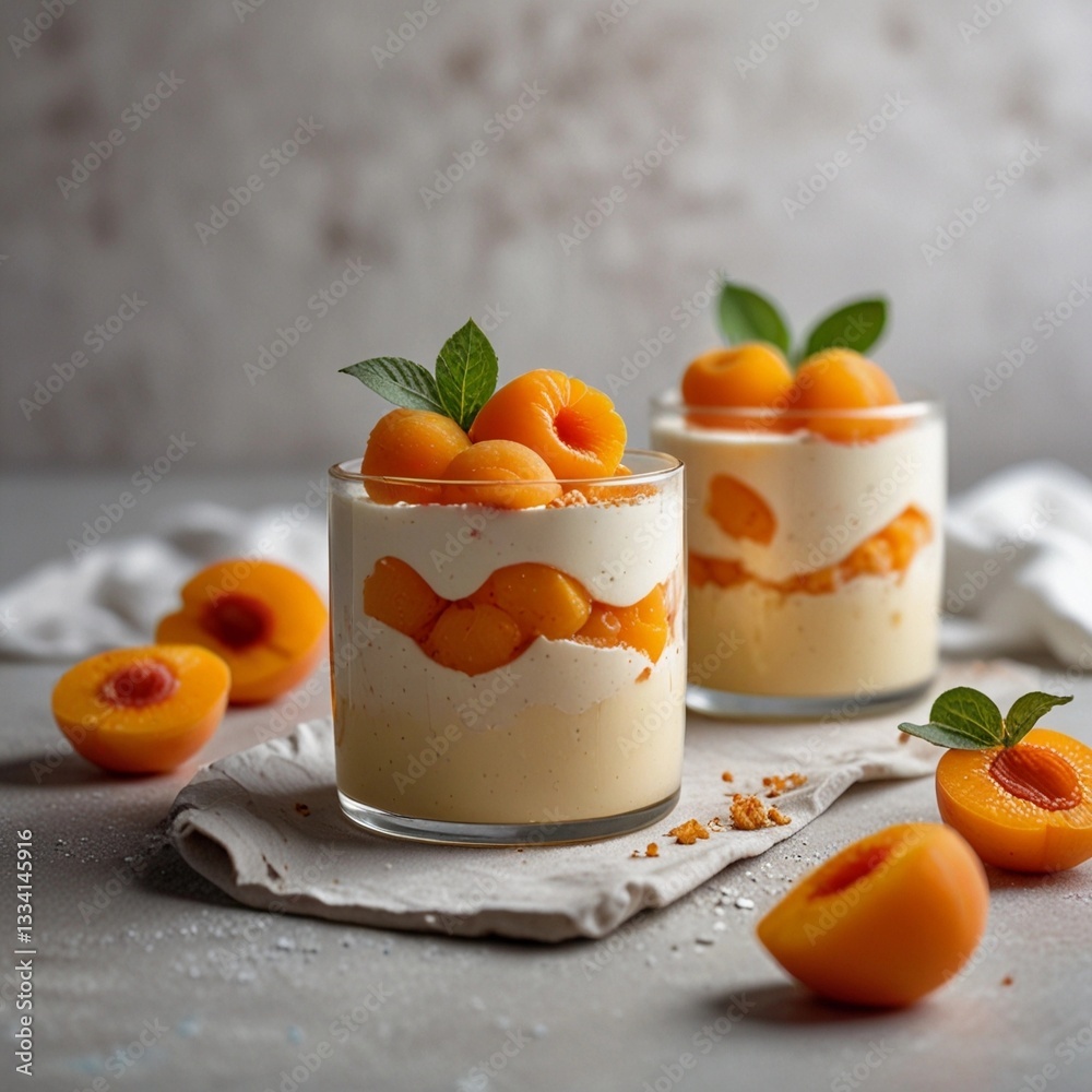 Smooth Apricot Panna Cotta with Apricot Pulp Topping Smooth Apricot Panna Cotta with Apricot Pulp Topping
