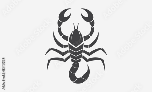 Scorpion icon vector illustration, scorpion, scorpion icon vector, scorpion tattoo. vector illustration  
