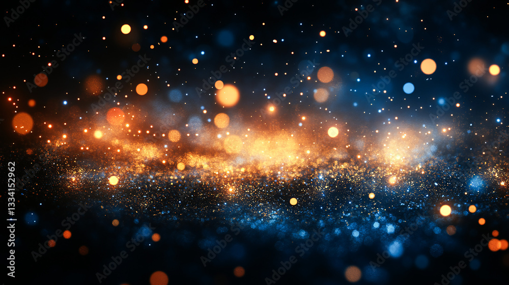Golden bokeh blur abstract background with soft shimmer Golden bokeh blur abstract background with soft shimmer
