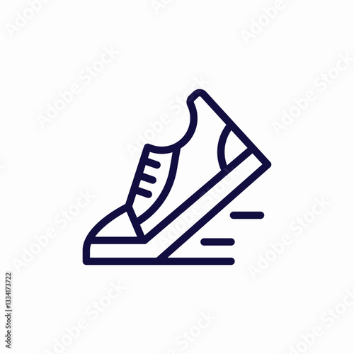 fast steps icon sign vector