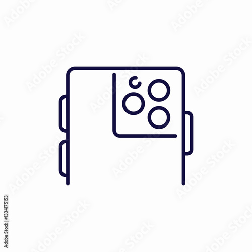 mobile phone cameras icon sign vector