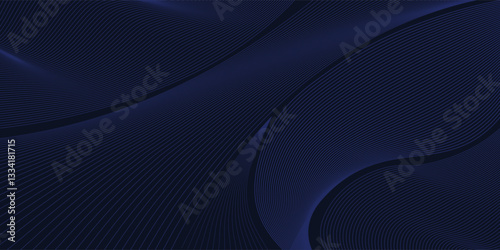 Premium background design with diagonal dark blue line pattern. Vector template for digital luxury banner, invitation, voucher, certificate.