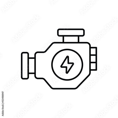 Car Engine vector icon